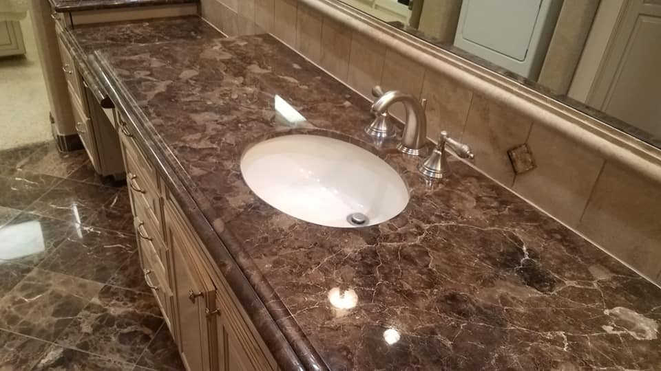 cleaned bathroom